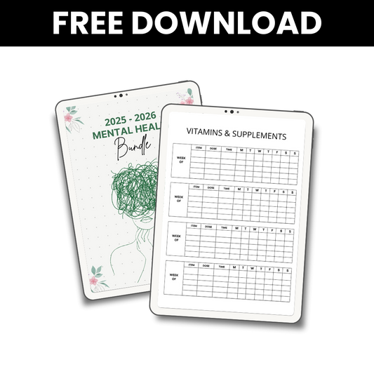 Free Mental Health Planner Download