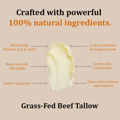 Beef Tallow Balm for Face & Body (2 oz.)